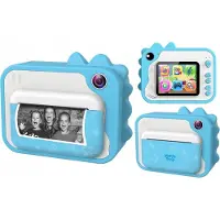 Atmosphera øjeblikkelig digital kamera 20MP 1080p + MP3 printer P80 blå