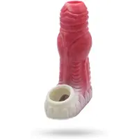 Vuxen Pink Alien Monster Penis Sleeve 13,8 cm