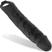 Vuxen OXBALLS SNAKE DEEP-REACHER COCKSHEATH BLACK