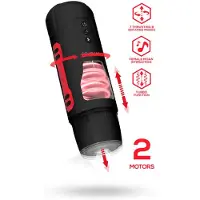 Vuxen Pyro Advanced Thrusting, Rotating & Moaning Masturbator