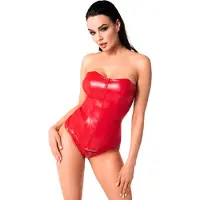 Noir Handmade F355 Mysteria Corset Red