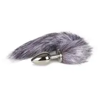 Easytoys Fetish Collection Fox Tail Plug No.4 -Silver