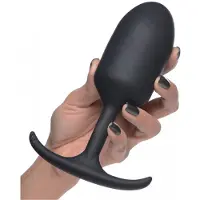 XR Brands Heavy Hitters Weighted Anal Plug - XL