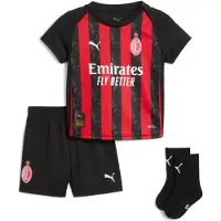 Puma AC Milan 25/26 Home Babykit Toddler, Clothing, Red/Black, 9-12M
