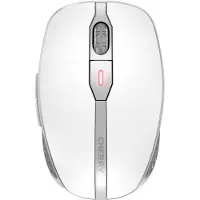 Cherry DW 9100 SLIM - Sæt med mus og tastatur - trådløs - 2.4 GHz, Bluetooth 4.2 - AZERTY - fransk - hvid, sølv