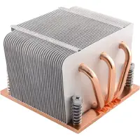 Inter-Tech K-618 - Processor-heatsink - (for: LGA1156, LGA1155) - aluminum med kobberbasis - 2U