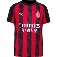 Puma AC Milan 25/26 Home Jersey Youth, Clothing, Red/Black, 11-12Y