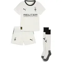 Puma Borussia Mönchengladbach 25/26 Home Minikit Kids, Clothing, Warm White/Black, 3-4Y