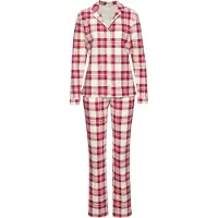 LASCANA Pyjamas blodrød / hvid