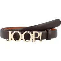 JOOP! Bælte mørkebrun / guld