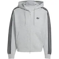 Adidas Originals Sweatjakke 'Adicolor Spacer' grå-meleret / sort