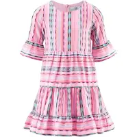Happy girls Kjole azur / pink / lys pink / sort