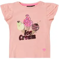 KOROSHI Bluser & t-shirts orange / fersken / pink / sort