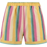Shiwi Bukser 'Mala' gylden gul / pastelgul / mørkegrøn / lys pink