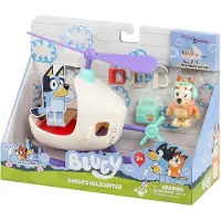 Bluey Vehicle and Figure Pack Bingos helikopter med 2,5 tommer bingo -figur og v?rkt?jstilbeh?r