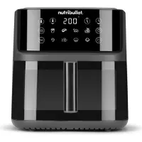 NutriBullet CrispLite Vision, Varmluftsteger, 8 L, 80 °C, 200 °C, Enkelt, Sort