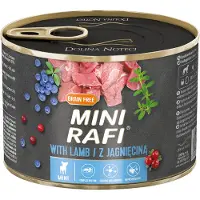 Rafi Økonomipakke: Mini 24 x 185 g - Lam