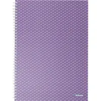 Esselte Colour'Breeze A4 notesblok linjeret, spiralindbundet Lavendel - (4 stk.)
