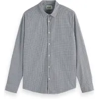 Scotch & Soda Micro Check Skjorte Med Lange ærmer