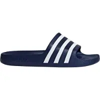 Adidas Pantoletter 'Adilette Aqua' mørkeblå / hvid