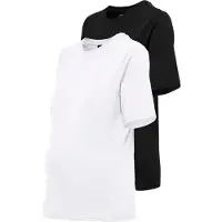 ONLY Maternity Shirts sort / hvid