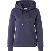 Gant Ganttil kvinder. 4202587 Hættetrøje i farven Tonal Shield marineblå (S), Casual, Bomuld