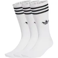 Adidas Originals 3-stripes High Crew Sokker, 3 Par, størrelse 43-45