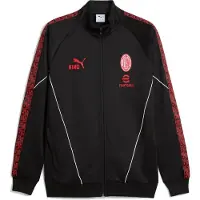 Puma AC Milan KING Anthem Jacket Men, Clothing, Black/Red, XXL