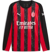 Puma AC Milan 25/26 Long Sleeve Home Jersey Men, Sport, Red/Black, S