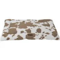 Animal Boulevard Cow Plush pude hvid/mokka