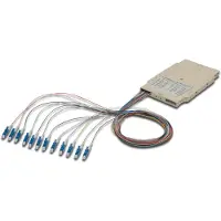 Digitus - Fiber optisk splice boks - LC MM X 12 - hvid, RAL 9010