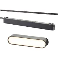 Brilliant G30071/76 Click&Shine Skinne-basissystem Sort