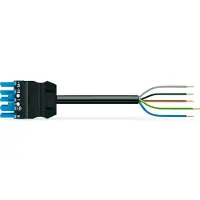 Wago DALI Female/Free-kabel 5G2,5mm2 Cca blå kodning I 2 meter