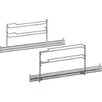 Bosch HEZ638178 - 1 niveau af teleskopiske hyldeskinner