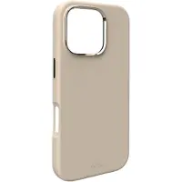 Puro Icon Mag Pro - Bagsidecover til mobiltelefon - flydende silikone, mikrofiber - sandshell - for Apple iPhone 16 Pro Max
