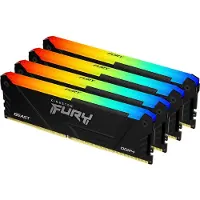 Kingston FURY Beast RGB - DDR4 - modul - 16 GB - DIMM 288-PIN - 3600 MT/s / PC4-28800 - CL18 - 1.35 V - ikke bufferet - ikke-ECC - sort