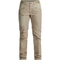 Lundhags Tived Zip-off Pant W, vandrebukser, dame, beige