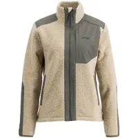 Lundhags Saruk Wool Pile Mid Full Zip W, mellemlag, dame, beige