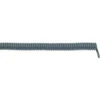 Lapp 73220384 Spiralkabel UNITRONIC SPIRAL LiF2Y11Y 400 mm / 1600 mm 2 x 0.34 mm² Grå 1 stk