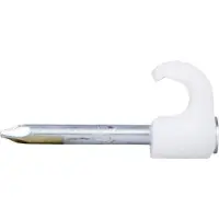 Schneider Clips rund 18-22mm grå søm 45mm - (50 stk.)