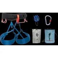 Black Diamond - Klatreseler - M Momentum Harness Package til UnisexUld - Størrelse XXL - Blå