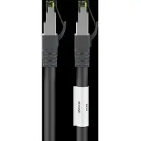 Goobay RJ45 (CAT 6A, 500 MHz) patchkabel med CAT 8.1 S/FTP råkabel, so