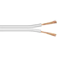 Goobay 15115, Oxygenfri kobber, 25 m, Hvid