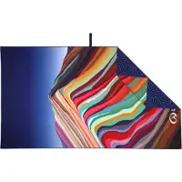 Lifeventure Trek Towel i Genanvendt SoftFibre, Regnbue