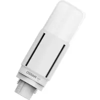 Ledvance OSRAM DULUX D13 VT EM & AC MAINS - LED-lyspære - form: kapsel - matteret finish - G24d - 5.5 W (tilsvarende 13 W) - klasse E - varmt hvidt lys - 3000 K