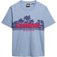 Superdry Superdrytil kvinder. W1011616A Udendørs T-shirt blå (XS), Casual, Bomuld, Korte ærmer