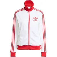 Adidas Originals Dame Adicolor Classics Heritage Træningsjakke Hvid/Better Scarlet