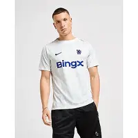 Nike Chelsea Trænings T-Shirt Dri-FIT Academy Pro Pre Match - Hvid/Grå/Blå - , størrelse Medium