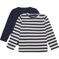 Minymo Bluse - 2-pak - Marshmallow - - 3 år (98) - Bluse