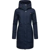 Ragwear Vinterfrakke 'Jannisa' navy / brun / hvid